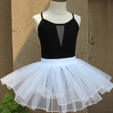 Yubli女童款A Dan鈕扣型按扣分離式芭蕾舞裙