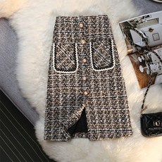 POPLARNC Elba 毛呢短裙