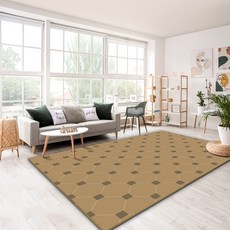 이정데코 클래식 타일 사계절 러그 카펫