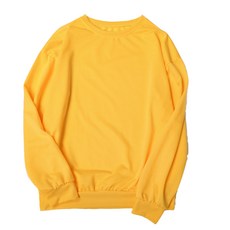 하이어리 남녀공용 세미 오버핏 무지 맨투맨