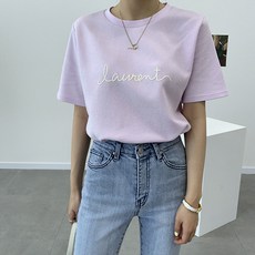 女款字母印花短袖T恤