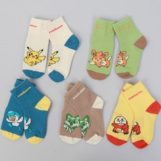 兒童用寶可夢25號中筒襪5雙組