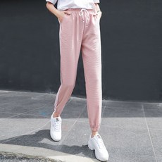 몬드스팟 여성용 스트라이프 조거 팬츠 MO416