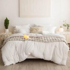 ELENA HEIM 可烘乾 柔軟蓬鬆莫代爾超細纖維發熱薄被, 雲朵