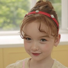 LuckyBambine Clara緞面髮帶