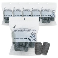 魔術鋼絲絨洗碗刷 50g 6入, 單色, 6包