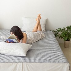 엘레나하임 모달 줄누빔 패드 겸 스프레드, 그레이