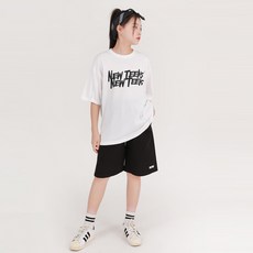뉴틴즈 라운드넥 뉴틴즈쇼츠 5부 반바지 상하의 세트
