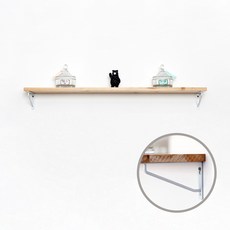 Paintinfo 木壁架 Koji 架子 4p + 木架子云杉 2p, 白色的