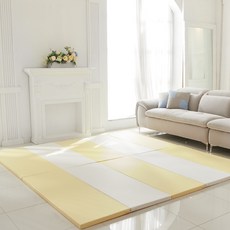 키즈아이유아안심폴더매트일반형5단, 크림옐로우