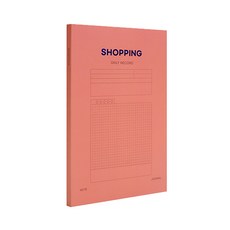 indigo 每日記錄購物筆記, 紅色的, 1個