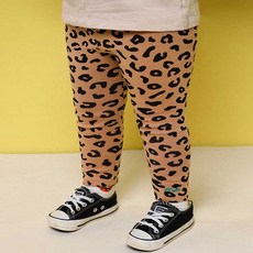 mollimelli 孩童豹紋修身褲