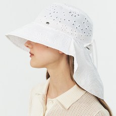 헤지스 펀칭 면 벙거지모자