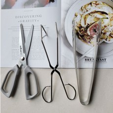 NEOCHEF 多功能廚房剪刀 + 三角夾 + 義大利麵夾套組, 單一顏色, 1個