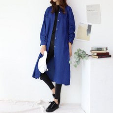 후니네 스카이 임산부 롱 셔츠