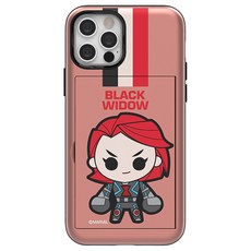 BlackWidow 미니 히어로즈 오픈카드 휴대폰 케이스