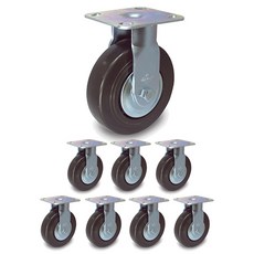 MASTER. S DS 30系列 中型用腳輪 DS 3060 LDP(B)-R, 8個