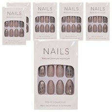 Paula's Nail 寶拉美甲 星月蝴蝶寶石美甲貼片, 6入, AP69102, 6盒