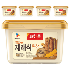 CJ Haechandle 韓式傳統大醬 Set, 正宗韓式風味, 500g, 5盒