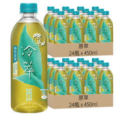 原萃 冷萃春笠青茶 無糖 無香料 滴濾慢釀工法 含杉林溪高山茶, 450ml, 48瓶