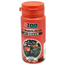 AZOO 9合1觀賞魚全餐 適用所有觀賞魚, 120ml, 1瓶