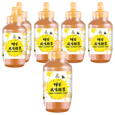 尋蜜趣 蜂蜜風味糖漿擠壓瓶,1kg,6瓶