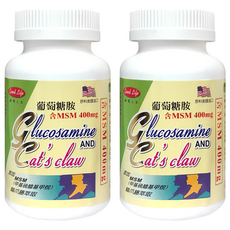 good Life 得意人生 葡萄糖胺+MSM 全素, 60顆, 2罐