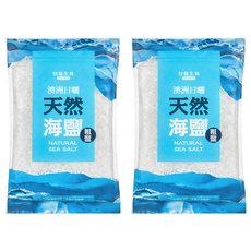 TAIYEN 台塩生技 澳洲日曬天然海鹽/粗鹽 1kg 無添加人工成分, 2包