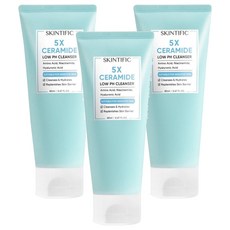 SKINTIFIC 5X 神經醯胺洗面乳, 80ml, 3條