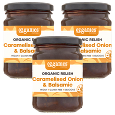 澳洲Ozganics 有機焦糖洋蔥薩米克調味料 250g, 3罐