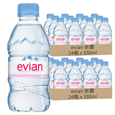 evian 依雲 天然礦泉水, 330ml, 48瓶