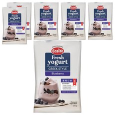 EasiYo 希臘式優格粉 藍莓口味, 230g, 1包, 6包