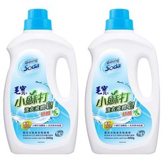 毛寶小蘇打抗菌洗衣液體皂 天然椰子油 食用級小蘇打 含天然草本抗菌配方, 2kg, 2瓶