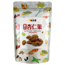 元氣家 烘焙蜜汁杏仁果 手工低溫烘焙 酥脆香甜 非油炸, 200g, 1包