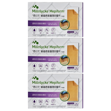 Molnlycke 美縫/美皮豐疤痕護理矽膠片, 3包