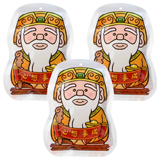 阿罔姨 土地公造型麻糬, 3包, 150g