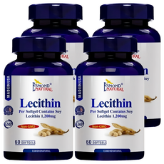 ESMOND NATURAL 愛司盟 大豆卵磷脂軟膠囊, 60顆, 1.7g, 4罐