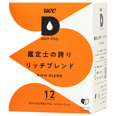 ucc 嚴選香醇綜合咖啡膠囊, 7.5g, 1盒, 12顆