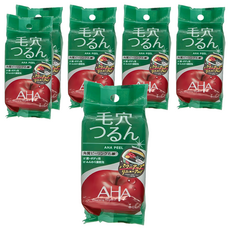 BCL AHA 柔膚潔面皂 100g 6包 - 溫和去角質、深層清潔毛孔