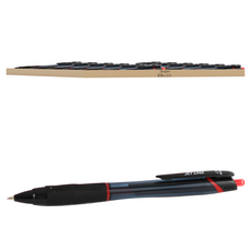 JAVAPEN 捷特線 原子筆 0.7mm, 紅色, 12支