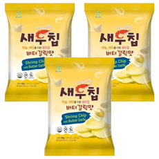 BINARI 奶油大蒜風味蝦味餅, 48g, 3包