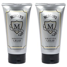 Morgan's 刮鬍膏 2條 150ml - 英國經典男士刮鬍護理，蘆薈舒緩保濕