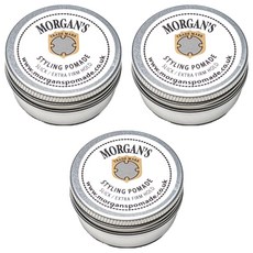 Morgan's Pomade 摩根氏 白標 超強力定型水洗髮油, 15g, 3個