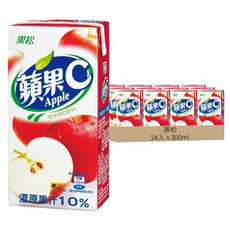黑松 蘋果C 蘋果果汁飲料 300ml x 24入