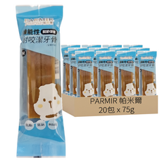 PARMIR 帕米爾機能性耐咬潔牙骨 關節保健 M號 20包 耐咬、潔牙、關節保健一次滿足, 雞肉, 75g