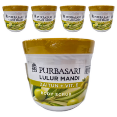 Purbasari 身體磨砂膏 橄欖 200g 峇里島SPA級護膚 溫和去角質, 5罐