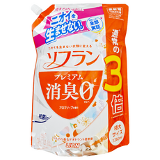 LION 獅王 Soflan 消臭衣物柔軟精 大補充包, 1.26L, 1包