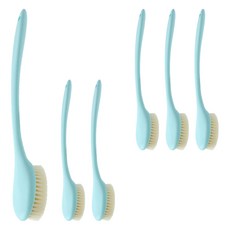 小麥購物 L939 長柄軟毛搓背刷, 6支, 1入, 藍色