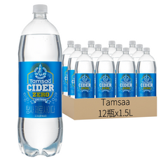 Tamsaa 無糖零卡路里, 1.5L, 12瓶