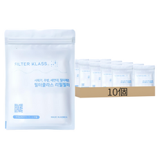 Filter Klass Bodyluv 廚房手持式相容替換濾芯, 無香, 10個